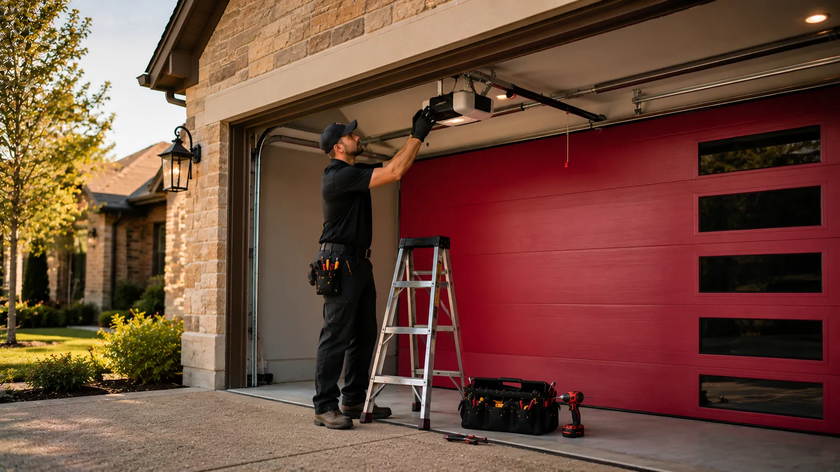 New Garage Door Installation for Woodbridge Homes