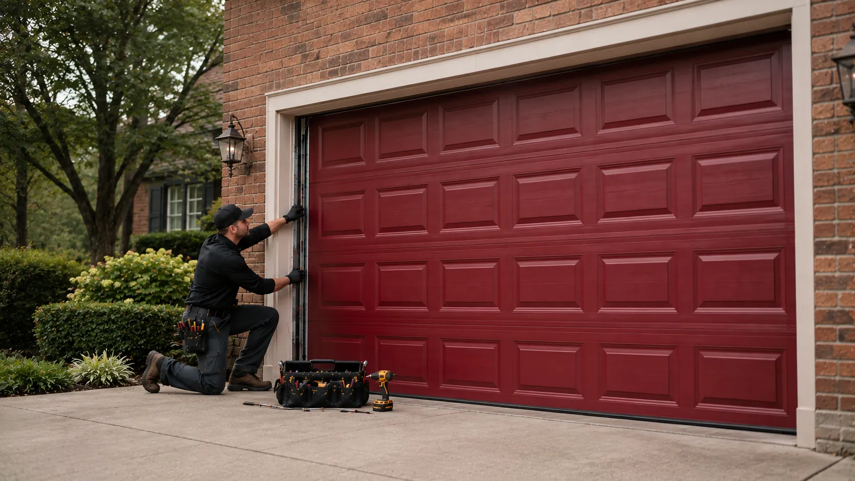 Cable Repair for Collierville's 1990s-Era Garage Doors